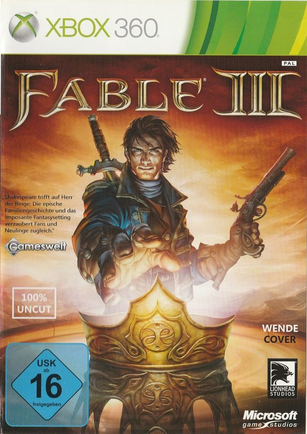 Fable 3, XBox 360