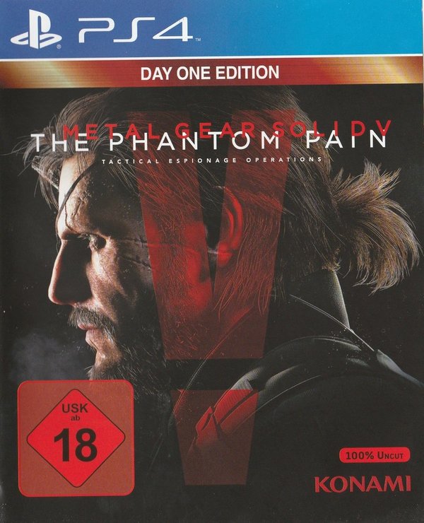 Metal Gear Solid V, The Phantom Pain, Day One Edition, PS4