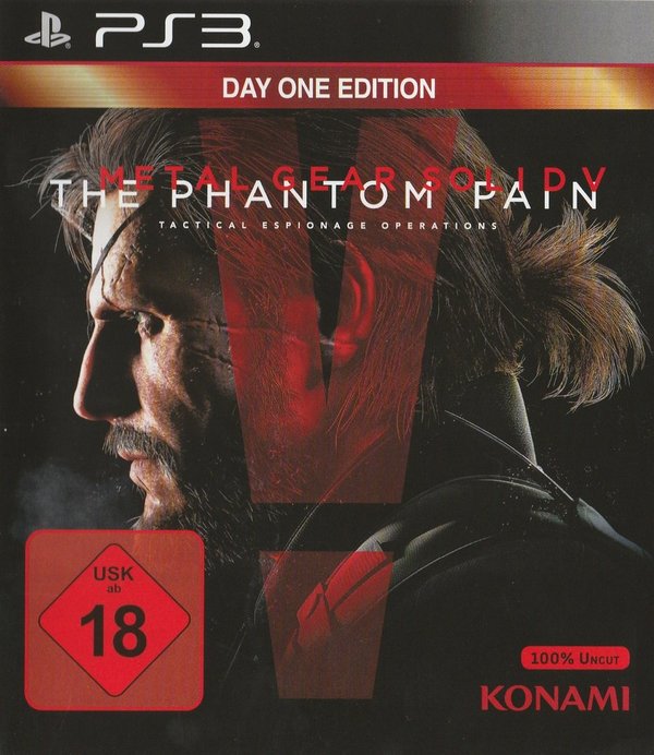 Metal Gear Solid V, The Phantom Pain ,Day One Edition, PS3