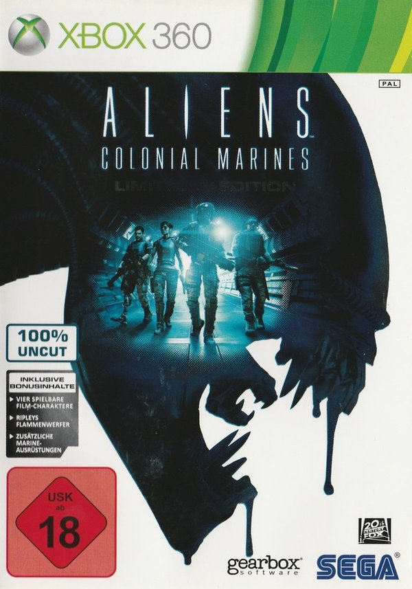 Aliens Colonial Marines, Limited Edition, XBox 360