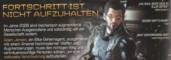 Deus Ex, Mankind Divided, Day one Edition, PS4
