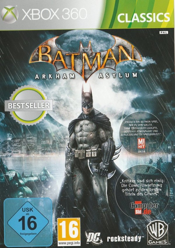 Batman, Arkham Asylum, XBox 360