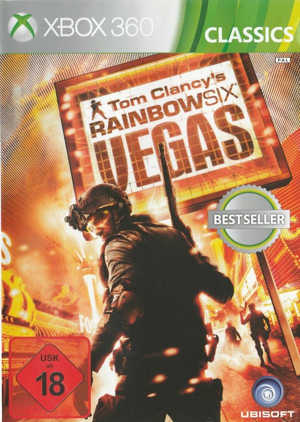 Tom Clancys, Rainbow Six, Vegas, Classics, XBox 360