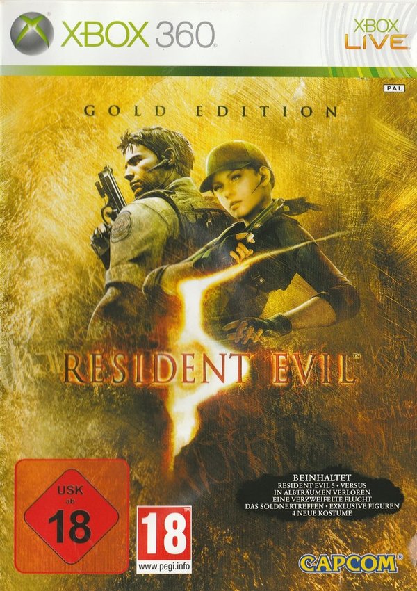 Resident Evil 5, Gold Edition, XBox 360