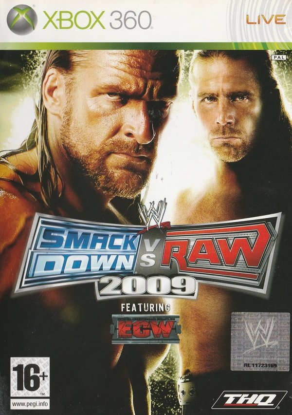Smack Down vs Raw 2009, XBox 360