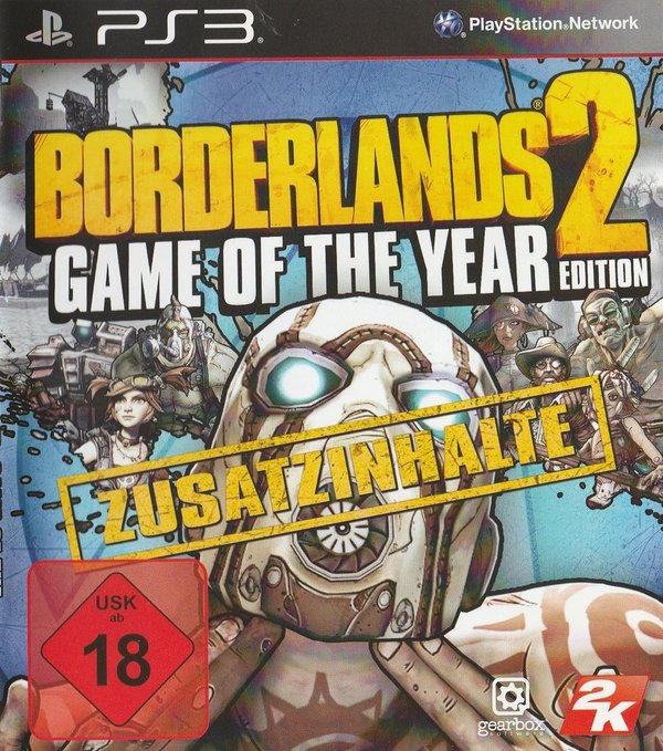 Borderlands 2, Game of the Year Edition, Zusatzinhalte, PS3