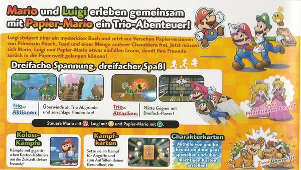 Mario & Luige, Paper Jam Bros. Nintendo 3DS
