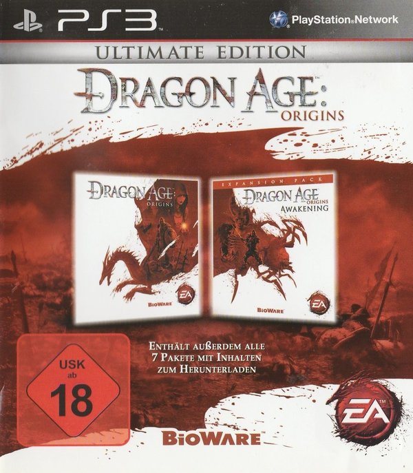 Dragon Age Origins, ultimate Edition, PS3