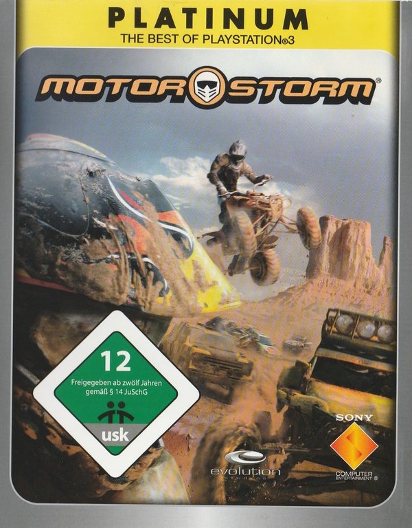 Motor Storm, Platinum, PS3