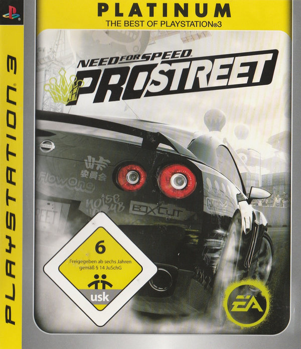 Need for Speed Pro Street, Platinum, PS3