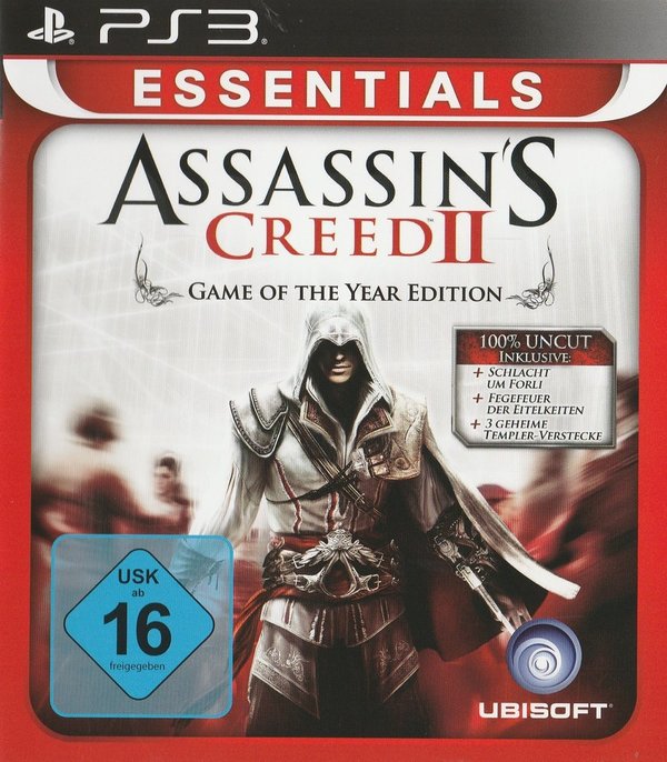 Assassins Creed II, Game of the Year Edition, Essentials, PS3