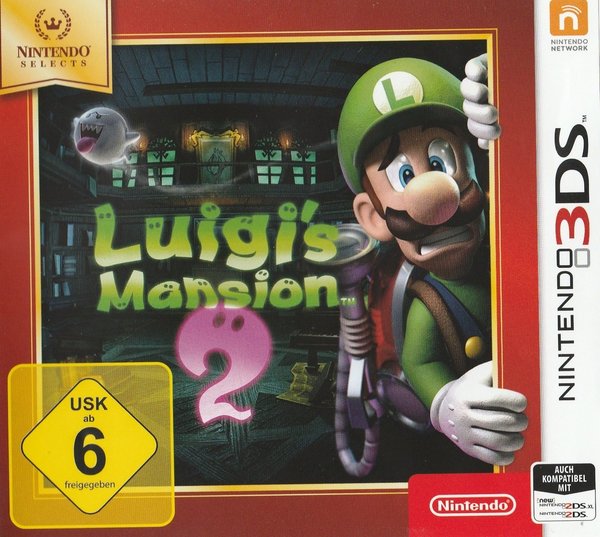 Luigis Mansion 2, Selects Edition, Nintendo 3DS