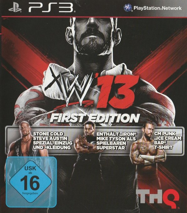 WWE13, First Edition, PS3