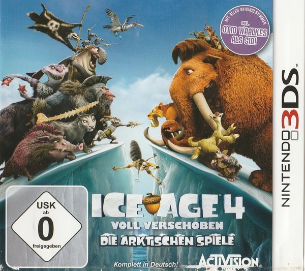 Ice Age 4, Voll verschoben, Die arktischen Spiele, Nintendo 3DS