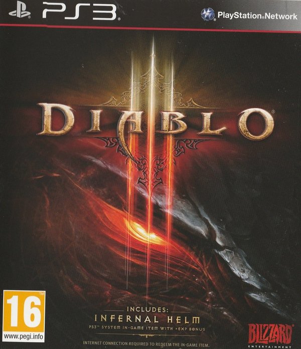 Diablo 3, UK D1 multi, ( PEGI ), PS3