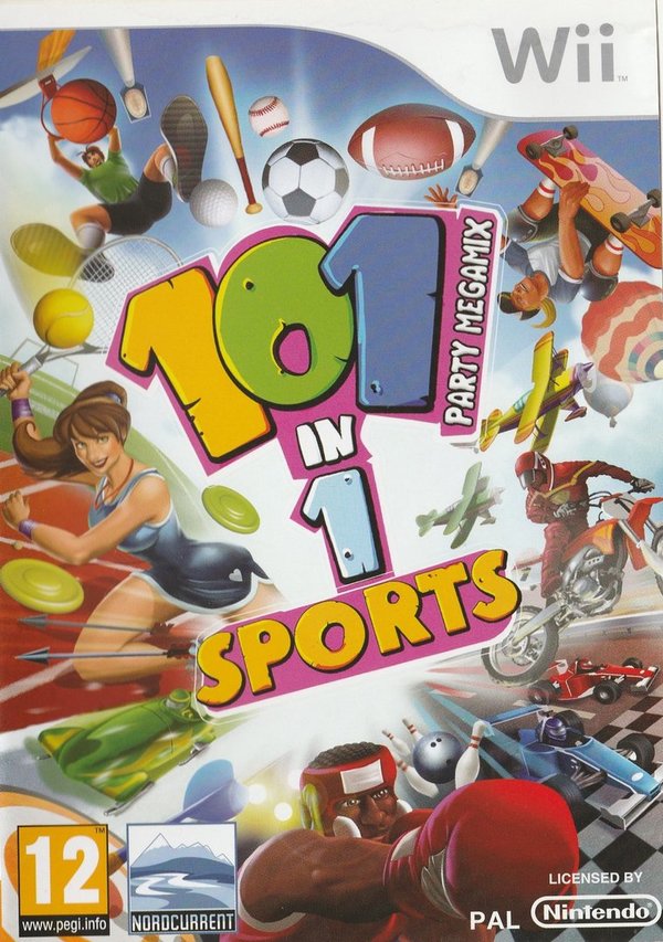 101 in 1 Sports, Mega Party, ( PEGI ), Nintendo WII