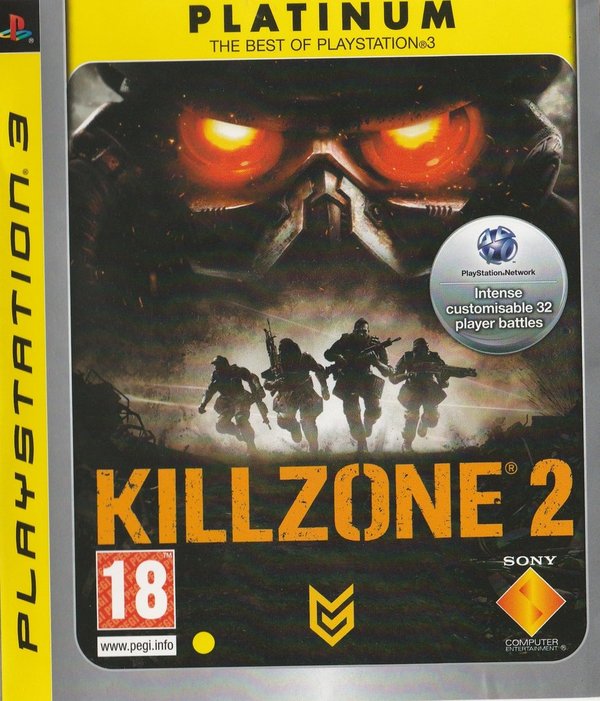 Killzone 2, Platinum, ( PEGI ), PS3