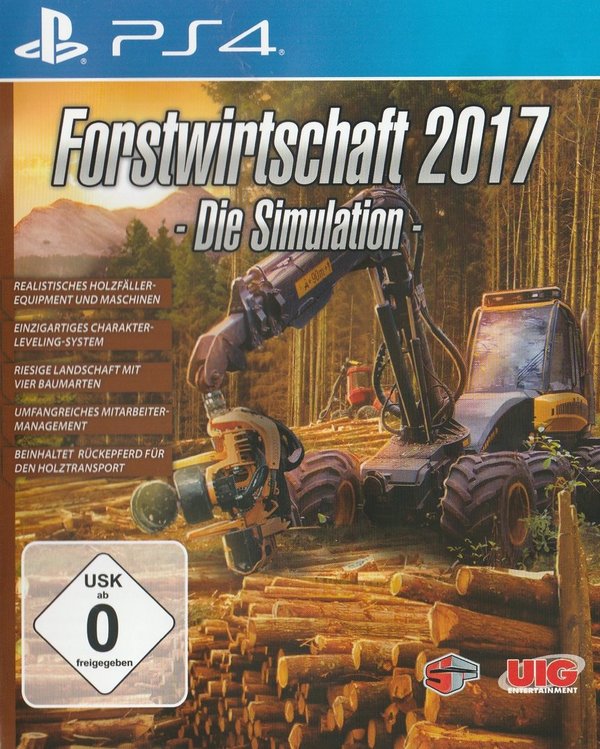 Forstwirtschaft 2017, Die Simulation, PS4