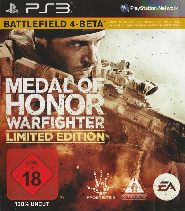 Medal of Honor, Warfighter , Limited Edition (inkl. Zugang zur Battlefield 4-Beta), PS3