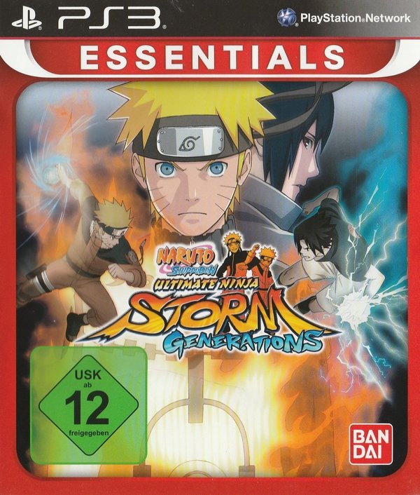 Naruto Shippuden, Ultimate Ninja Storm Generations, Essentials, PS3