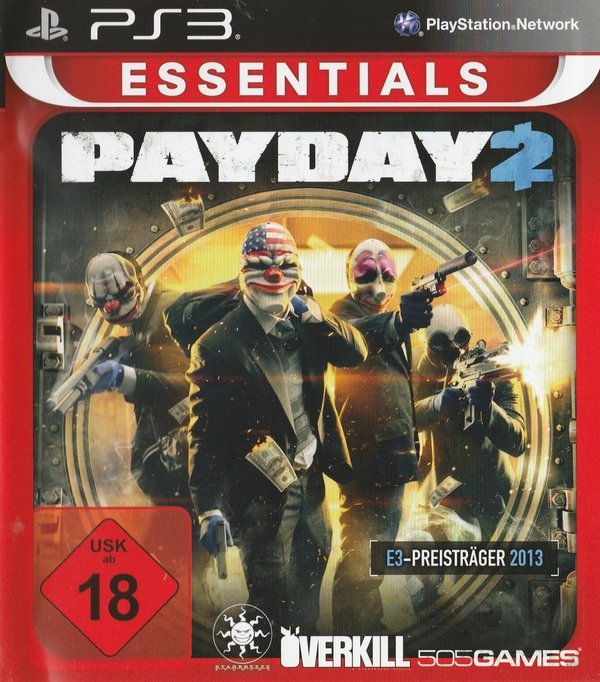 PayDay 2, Essentials. PS3