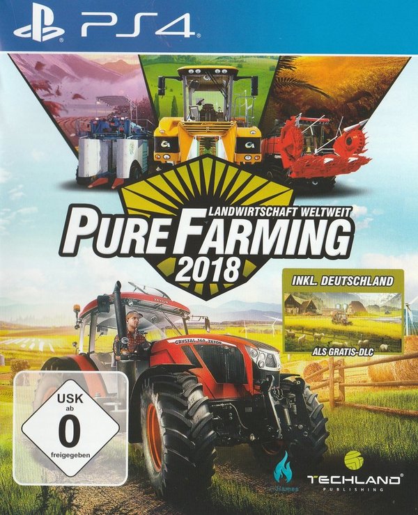 Pure Farming 2018, Landwirtschaft weltweit, D1 Edition, PS4