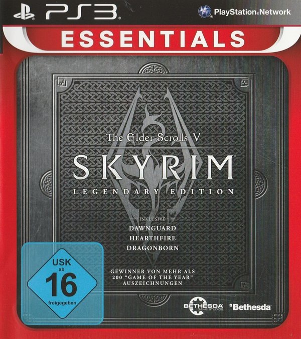 The Elder Scrolls V, Skyrim, Legendary Edition, Essentials, PS3
