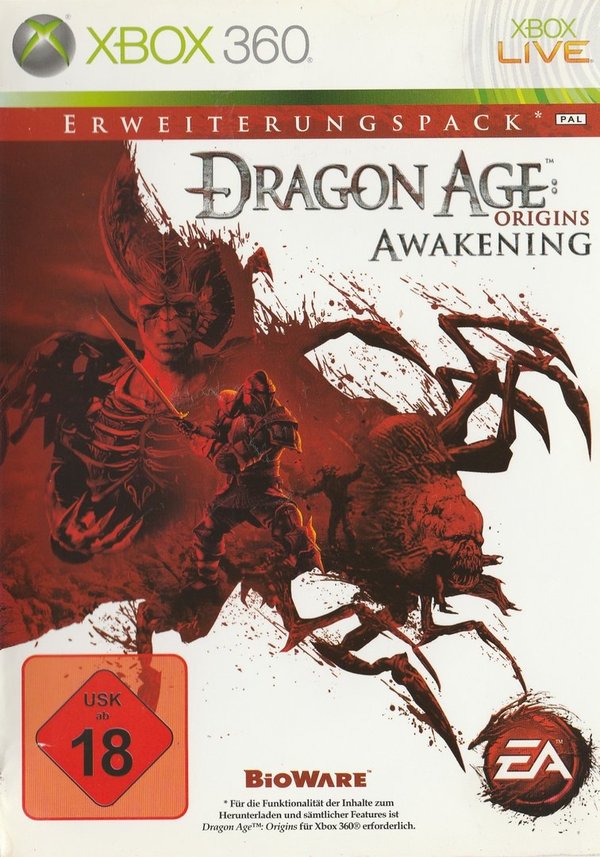 Dragon Age Origin, Awakening, Erweiterungspack, XBox 360