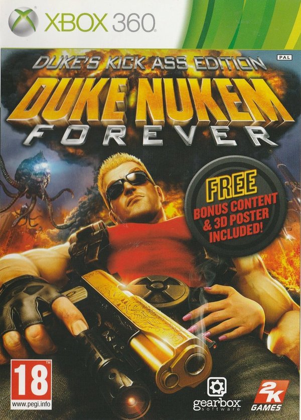 Duke Nukem, Forever, Dlike's Kick Ass Edition, XBox 360 (PEGI)