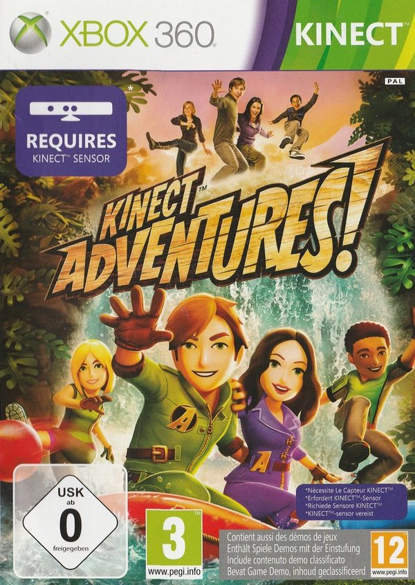 Kinect Adventures!, Kinect erforderlich, XBox 360