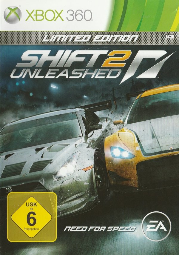 Shift 2, Unleashed, limited Edition, XBox 360