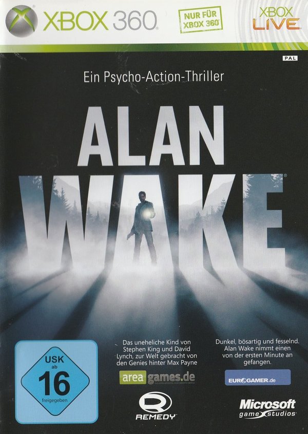 Alan Wake, XBox 360
