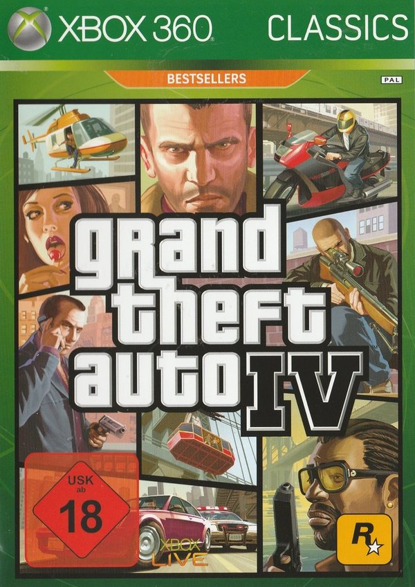 Grand Theft Auto IV, Classics, XBox 360