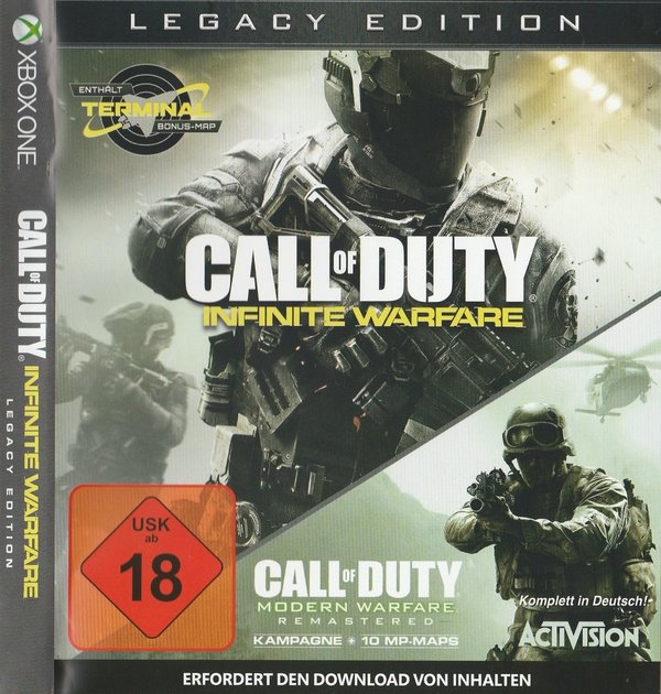 Call of Duty, Infinite Warfare , Legacy Edition, XBox One
