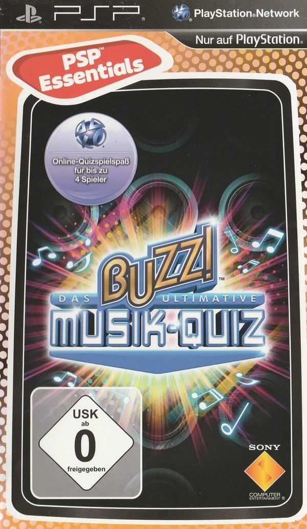 BUZZ!, Das ultimative Musik, Quiz Essentials, Sony PSP