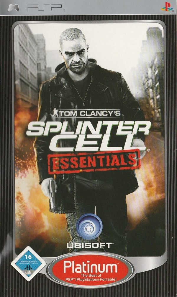 Tom Clancy's Splinter Cell, Essentials, Platinum, Edition, PSP