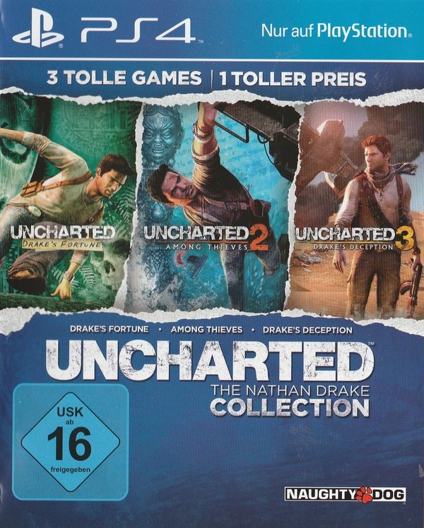 Uncharted, The Nathan Drake Collection, PS4