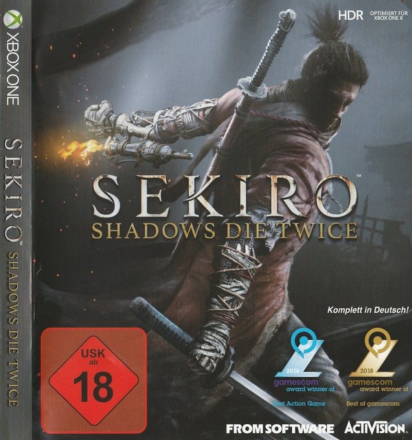 SEKIRO, Shadows Die Twice, XBox One