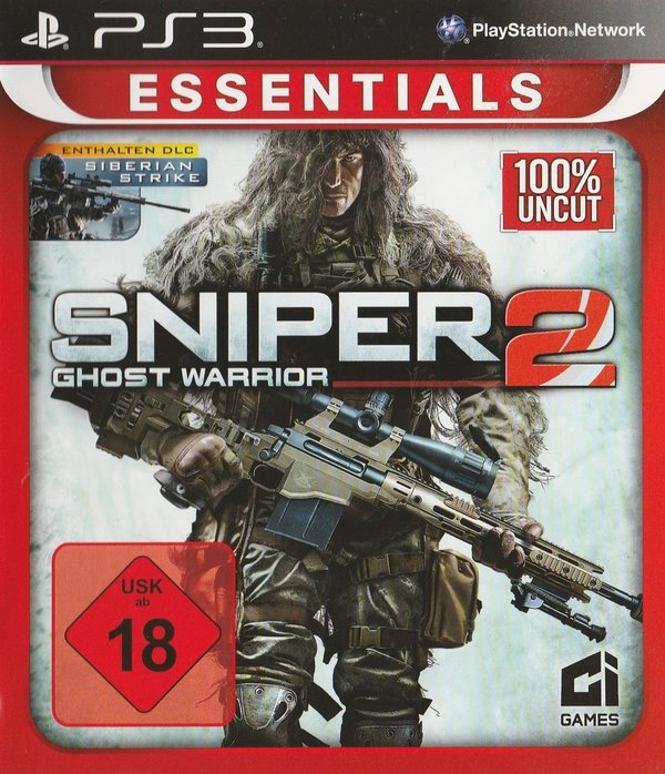 Sniper 2, Ghost Warrior, Essentials, PS3