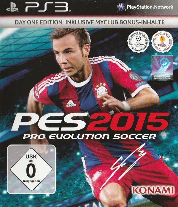 Pro Evolution Soccer 2015, Day One Edition, PS3