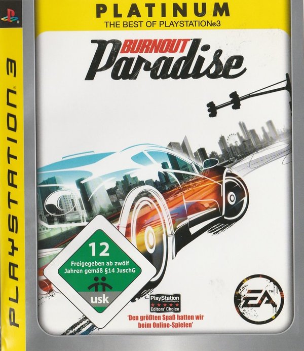 Burnout: Paradise, Platinum, PS3