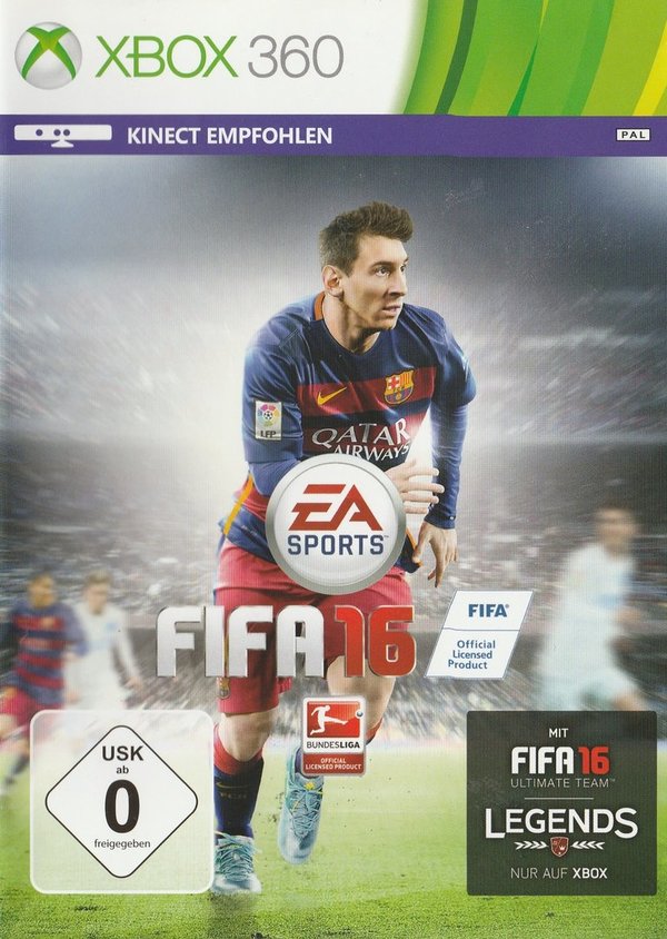 FIFA 16, XBox 360