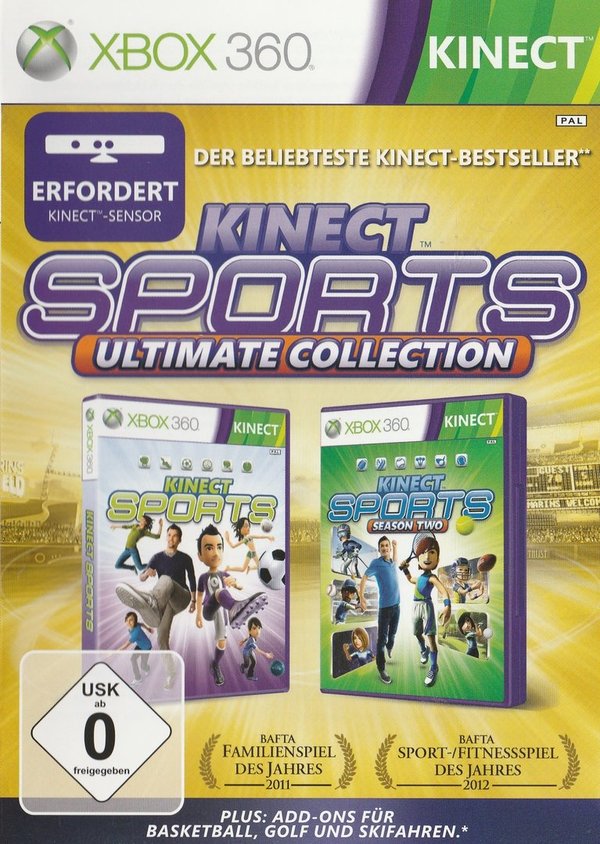 Kinect Sports, Ultimate Collection, Kinect erforderlich, XBox 360