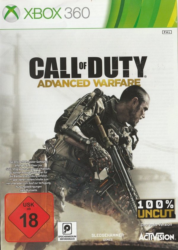 Call of Duty, Advanced Warfare, XBox 360
