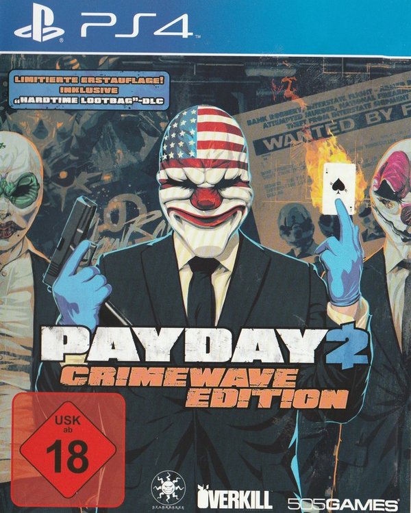 Payday 2, Crimewave Edition, PS4