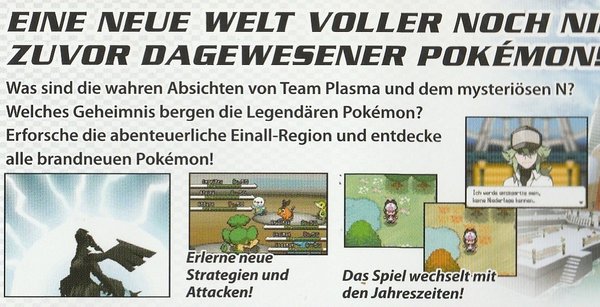 Pokemon Weisse Edition, Nintendo DS