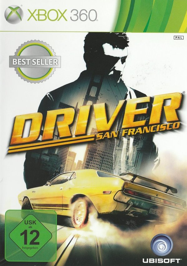 Driver, San Francisco, Bestseller, XBox 360