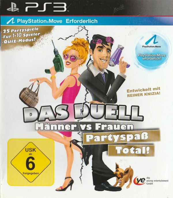Das Duell, Männer vs. Frauen, Partyspaß Total!, Move erforderlich, PS3