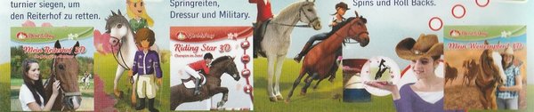 3 in 1,  Pferd & Pony Pferde-Box (Riding Star/Mein Reiterhof 3D/Mein Westernpferd 3D), Nintendo 3DS