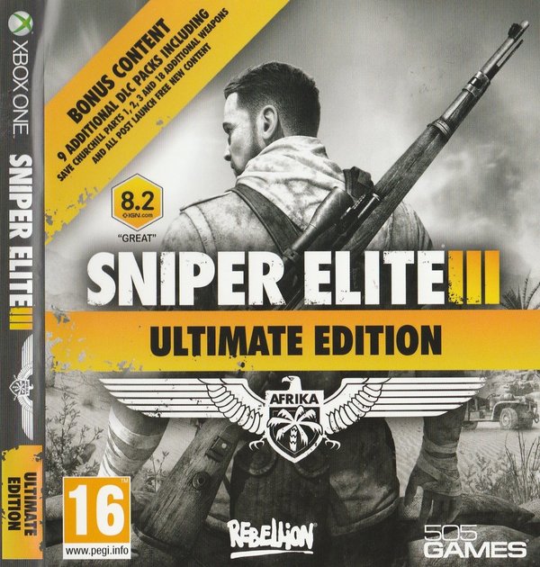 Sniper III, ultimate Edition, PEGI